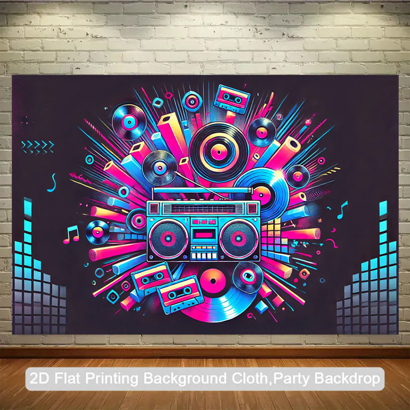 Audio Music Background Free - Produit plat 2D, 1 pièce. Boîte