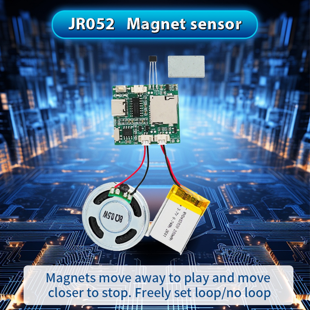 Download Audio Music Player - Module enregistreur sonore programmable, puce de