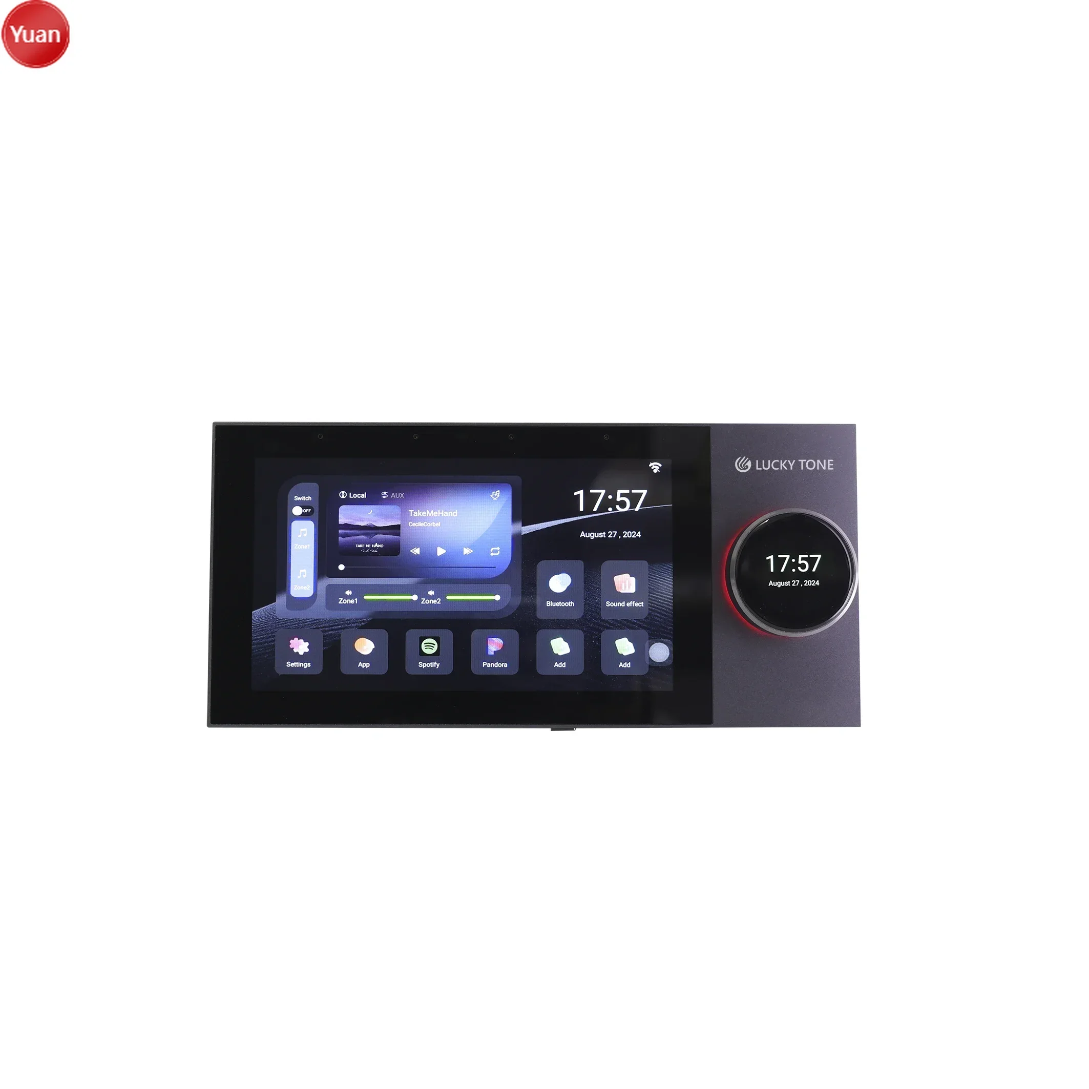 Audio Music Background Free - Amplificateur mural Tuya Zigbee, panneau de