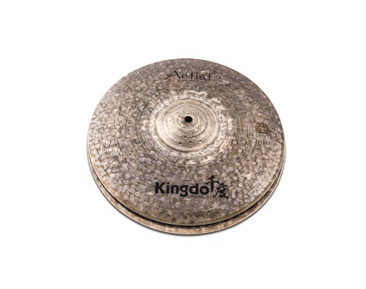 Cymbal Hi Hat - Ensemble de cymbales Hi-Hat foncées Kingdo