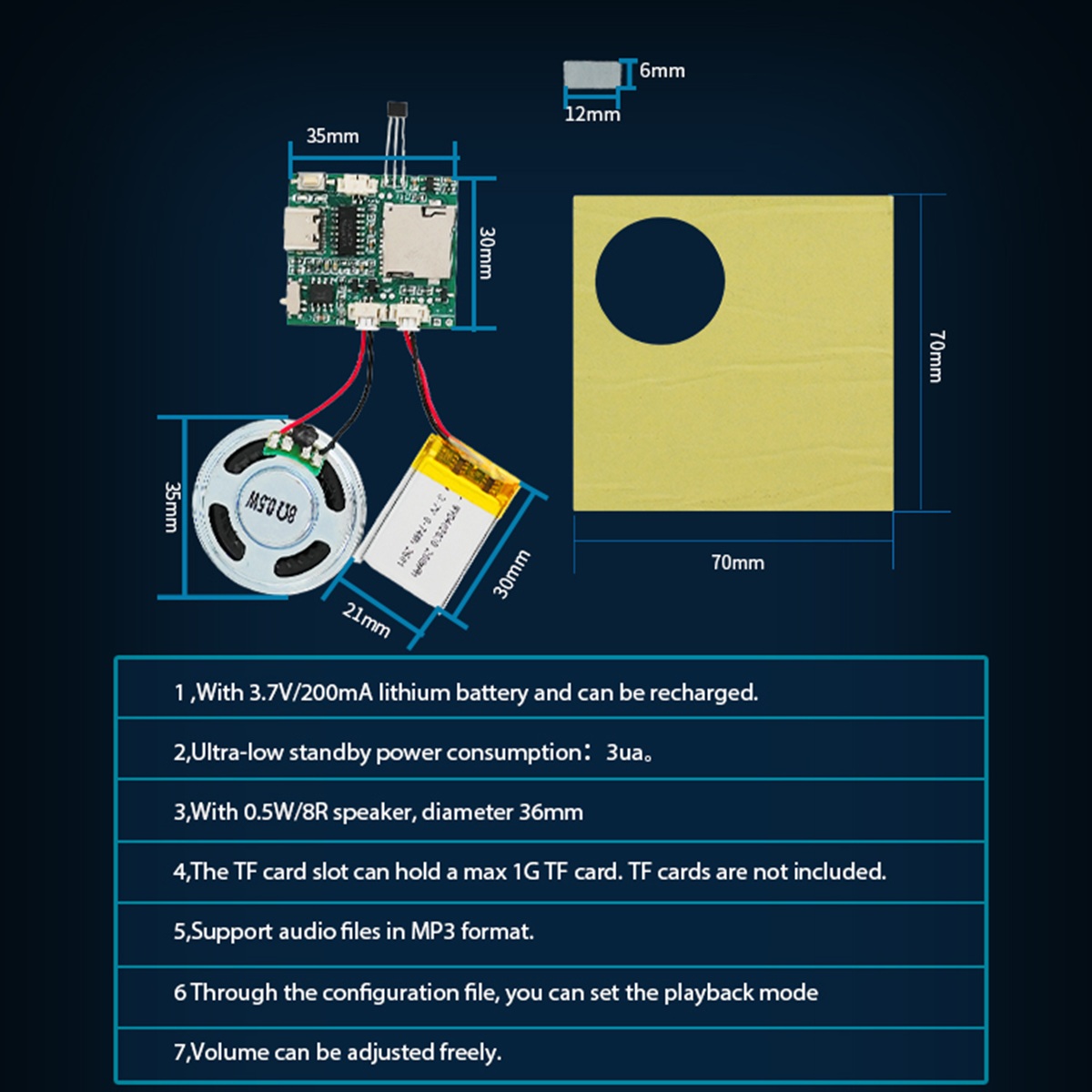 Module enregistreur sonore pro - Download Audio Music Player avis et prix