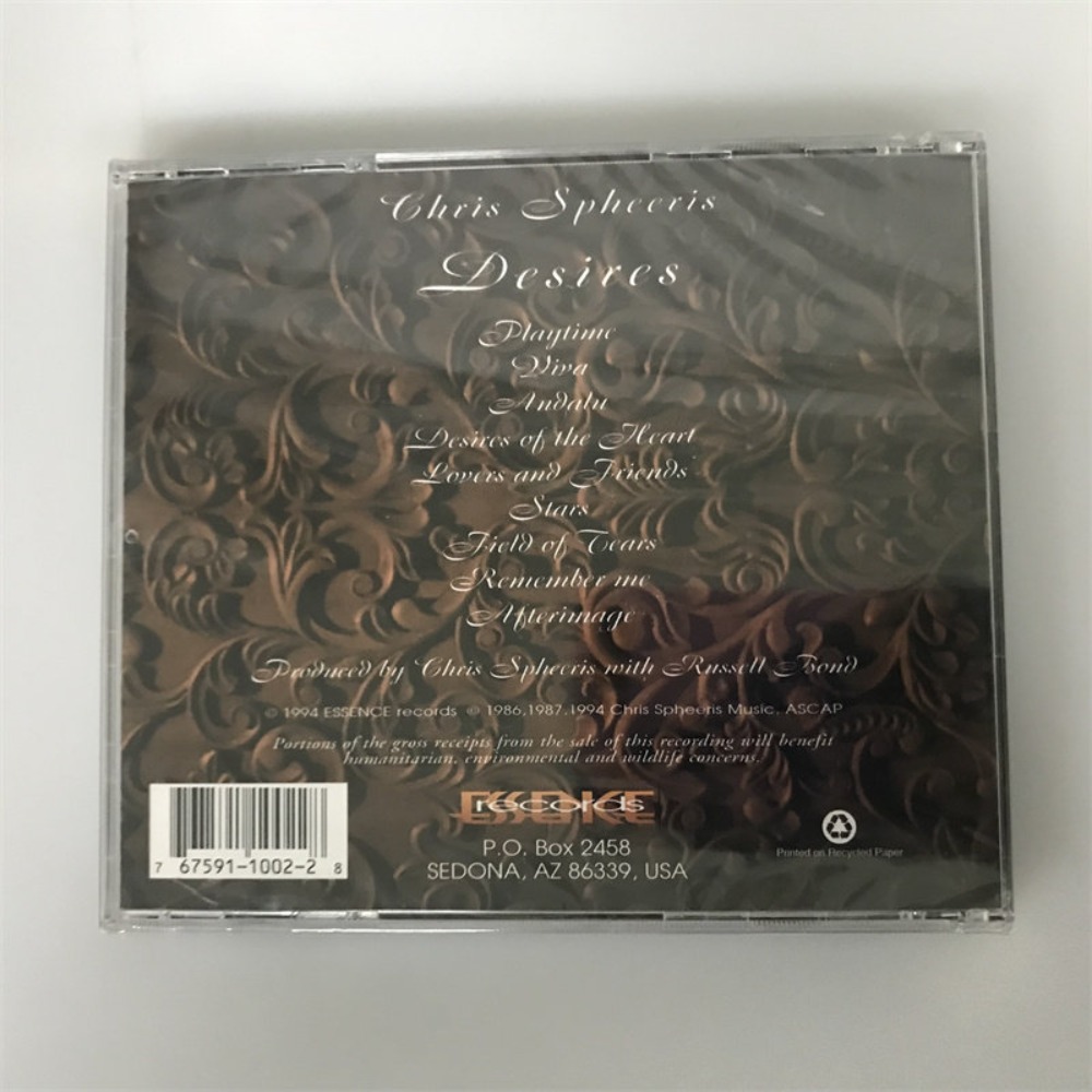 CD 'Desires' Chris Spheeris, D - Audio Music Original avis et prix